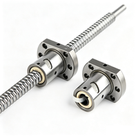 Ball Screw C7 Presisi Tinggi, Diameter 16mm, Lead 10mm untuk Mesin CNC, Aktuator Linear Efisiensi Tinggi