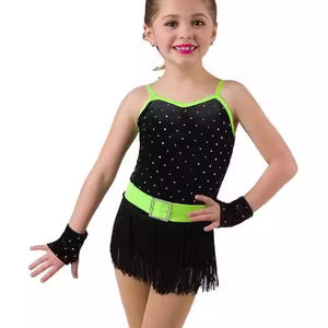 Vestido de Ballet para Niñas, Vestido de Baile Infantil con Borlas para Ritmo, Samba, Rumba, <span class=keywords><strong>Tango</strong></span> - Product Image 1