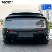 Kit Carrosserie Sport ABS pour Tesla Model Y 2025+ Juniper : Lame Avant, Jupes Latérales, Diffuseur Arrière – Style TOPSTH Amélioré