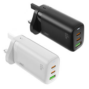 شاحن سريع احترافي 65 واط من نيتريد الغاليوم 2 C + U 20 W واحد موثوق به جيد الجودة محول شاحن واحد - Product Image 2