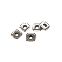 R245-12T3M-PM OEM Inserto de fresado de carburo sólido de aluminio y carburo de tungsteno con recubrimiento PVD para mecanizado CNC de alto rendimiento