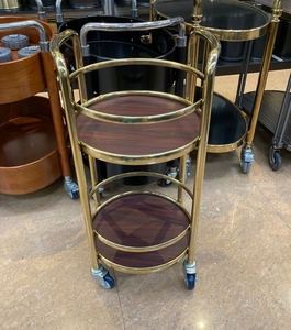 รถเข็นบาร์เคลื่อนที่สแตนเลสสีเงิน/ทอง ดีไซน์หรูหราทันสมัย สำหรับโรงแรม ร้านอาหาร บ้าน บาร์ บริการเครื่องดื่ม พร้อมล้อ 4 <span class=keywords><strong>ล้อ</strong></span>และเบรก - Product Image 3