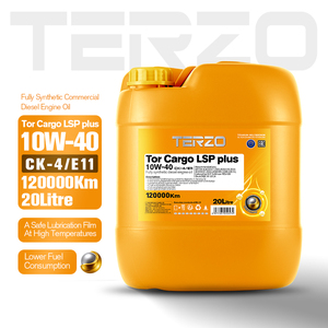 Huile moteur diesel TERZO Tor Cargo LSP plus 10W40 PAO entièrement synthétique API CK 4 ACEA E7 pour camions Euro VI - Product Image 3