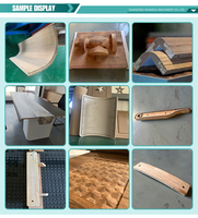 Otomatik Takım Değiştirme 4 Eksenli Ahşap CNC Router Profesyonel Kavisli Panel Yan Frezeleme Akıllı Ahşap İşleme Makinesi