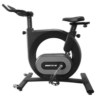 Venta Directa de Fábrica, Bicicleta con Motor Ajustable, 16 Niveles de Resistencia Magnética, Volante de 6KG, Transmisión por Correa, Cuadro de Acero, Certificación EN957