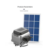 Pompe à air solaire SUNSUN 55W DC 24V pour l'aquaculture, l'étang à poissons, l'aération des piscines, pompe à air solaire pour l'élevage des poissons en étang