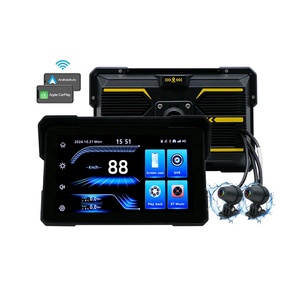 OEM logo M71 con 4G SIM moto Carplay 7 pollici Android Auto impermeabile GPS navigazione libera mappa per moto e moto GPS - Product Image 1
