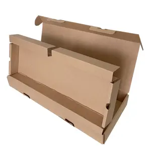 Caixa de embalagem de papelão ondulado ecológico com papel ou espuma de design personalizado