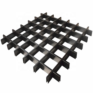 Décoration intérieure Lames métalliques Grille en aluminium Grille de <span class=keywords><strong>plafond</strong></span> Cellule ouverte Grille à lamelles Panneau de <span class=keywords><strong>plafond</strong></span> <span class=keywords><strong>Faux</strong></span> <span class=keywords><strong>plafond</strong></span> Design <span class=keywords><strong>pour</strong></span> boutique Hall Maison - Product Image 6