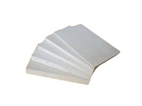 Panneaux de plafond acoustiques de panneau de silicate de calcium enduit de latex perforé insonorisant