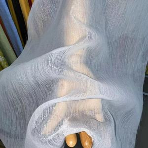 Vente en gros crêpe brillant et <span class=keywords><strong>organza</strong></span> bon marché prix stock prêt à expédier tissu <span class=keywords><strong>organza</strong></span> pour robe de femme - Product Image 6