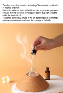 <span class=keywords><strong>Anion</strong></span> Pelembap Ultrasonik Rumah, Penyebar Aroma Minyak Esensial Tanpa Air - Product Image 2