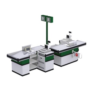 Mostrador de Caja de Madera de Diseño Moderno / Caja Registradora (Solo Venta al por Mayor y Pedidos de Mostradores de Caja, MOQ Es de 3 JUEGOS) - Product Image 5