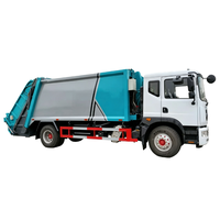 Camion à ordures à compression Dongfeng D9 12CBM, camion de collecte des déchets pour l'assainissement