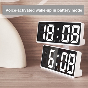 <span class=keywords><strong>Reloj</strong></span> Despertador Electrónico Digital de Escritorio y Mesita de Noche LED de Doble Propósito al por Mayor - Product Image 4
