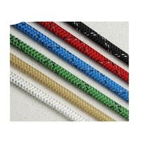 Cordes en polypropylène de 3 à 10 mm, 8/12/16/24/32 brins, corde ronde tressée en polyester de couleur, corde en nylon de 6 mm, double tressage