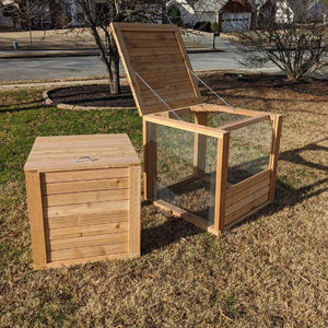 Kpop — poubelle <span class=keywords><strong>de</strong></span> courrier en bois, corbeille Standard pour l'extérieur, plan bon marché - Product Image 2