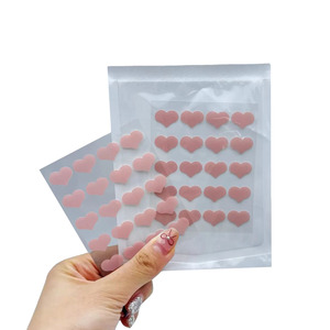 36 miếng dán trị mụn dạng hình trái tim chứa hydrocolloid, dùng để che mụn và vết thâm, đóng gói bằng giấy bạc, chứa axit salicylic - Product Image 5