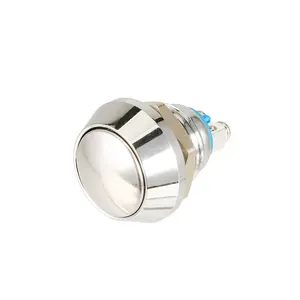 12mm metallic color head metal push button switches switch button IP65