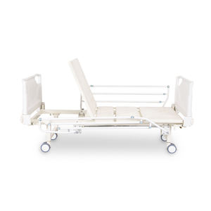 Бестселлер от производителя: 2-функциональная механическая больничная кровать для пациентов с двойным механизмом качания и бортиками в японском стиле - Product Image 5