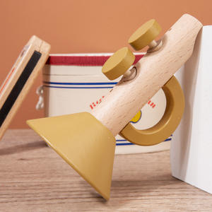 Ensemble d'instruments de musique en bois Offre Spéciale Juguetes jouer du tambour <span class=keywords><strong>Harmonica</strong></span> castagnettes piano sensoriel jouet Montessori pour enfants unisexe - Product Image 4