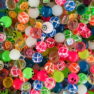 Balles rebondissantes pour fêtes, cadeaux pour enfants, en vrac, distributeur automatique, balles rebondissantes, 250 pièces, assortiment de super balles <span class=keywords><strong>jet</strong></span> - Product Image 2