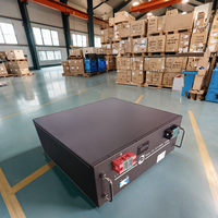 MVVTON 25.6/48V 가정용 태양광 에너지 저장 시스템 100Ah LiFePO4 배터리 5kW 파워 서버 10kW 랙 마운트 (-20-60 3000)