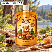 Großhandel Bedruckte Ausgießbeutel 50ml 100ml Hochwertige Bedruckte Kunststoffverpackung für Kindergetränke Honig Saft Verpackung