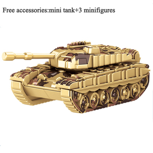 WW2รถ3D กองทัพเยอรมันแบบซุปเปอร์เฮฟวี่ปืนใหญ่ทางรถไฟอาวุธปืนใหญ่รถไฟโมเดลตัวต่อรถถังมินิทหาร - Product Image 4