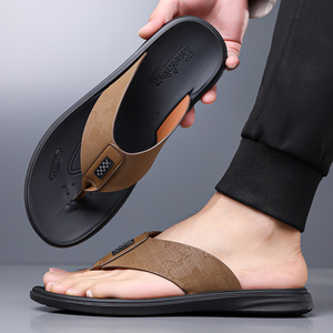 Men's Summer <b>Slides</b> Open Toe EVA Sole Anti <b>Slip</b> Casual Beach Sandals 37 Size - Product Image 3