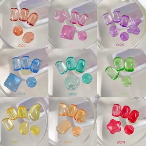 Esmalte de Uñas en Gel de Color Caramelo de Verano, 9 Colores - Gel de Fijación Fuerte, Color Transparente, Se Puede Superponer - Product Image 3