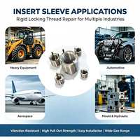 Keensert Inconelx-750 Thread Insert Factory Supply for Automotive Component Assembly Inserts Key Locking Thread Insert