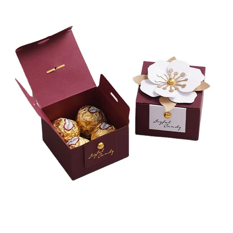 custom luxury party wedding favors gift box paper candy box