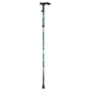 Bastón de Aluminio Plegable de 5 Secciones, Ligero y Portátil, Ajustable, con Diseño Impreso, para Personas Mayores, Senderismo, Viajes y Actividades al Aire Libre - Product Image 2