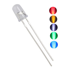 <span class=keywords><strong>5Mm</strong></span> <span class=keywords><strong>Dip</strong></span> <span class=keywords><strong>Led</strong></span> Diode Door Gat <span class=keywords><strong>Led</strong></span> Ronde Kop Heldere Lens Wit Rood Groen Blauw Geel - Product Image 1