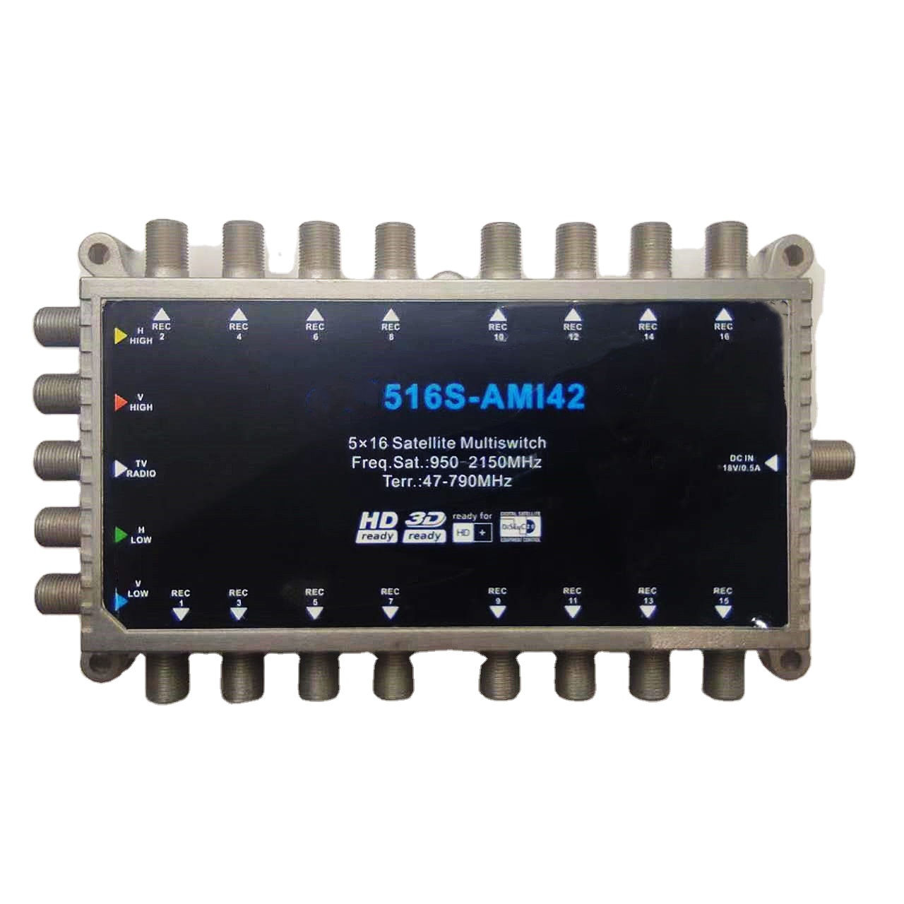 Профессиональный Прочный спутниковый переключатель Highfly, 5 дюймов, 16 дюймов, 950 МГц
