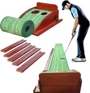 Factory Wholesale Golf Putting Green Practice Training Mat For Indoor Outdoor Use