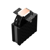 Ventilateurs de refroidissement pour processeur d'ordinateur Pccooler RT500, moniteur numérique intelligent, haute qualité, tour à 4 caloducs, plastique