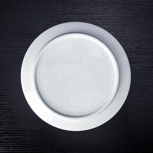 Piatto da Cena Rotondo in Porcellana Bianca Ecologica, Adatto al <span class=keywords><strong>Microonde</strong></span>, Vendita all'Ingrosso - Product Image 4