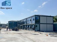 BOX SPACE Maisons préfabriquées modulaires modernes Mini conteneur d'expédition préfabriqué anti-séisme Maison ignifuge