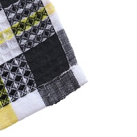 FF3379 Plaid Plaque Verre Torchon Vaisselle Lavage Séchage Chiffon De Nettoyage Rag Lint Free Super Absorbant Cuisine Torchon