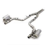 Sistema de Escape Catback para Dodge Challenger SRT Hellcat 6.2L 2016-2024, Silenciador con Válvulas de Acero Inoxidable para Mejora del Sonido de Carreras