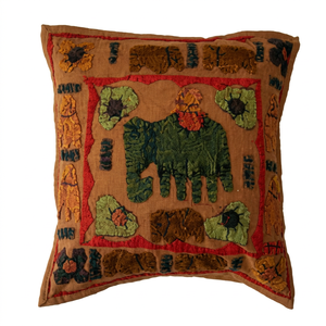 ปลอกหมอนทำด้วยมือ [ธีมช้าง] - Product Image 1