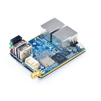Carte de développement OEM NanoPi R1 Allwinner H3 1 Go avec double port Ethernet, Wi-Fi et Bluetooth intégrés, EMMC, port série USB, 50,5x60mm