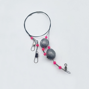Pesca huevo plomo peso aparejos platija plataforma agua salada pesca alambre líder con huevo plomo - Product Image 6