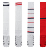 Chaussettes de compression de course de marathon pour femmes professionnelles au genou avec semelles de serviette épaissies Tube long taille jeunesse
