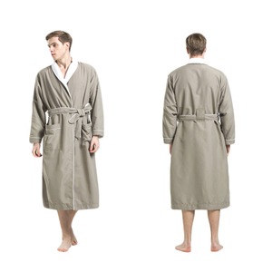 Doble capa de hombres <span class=keywords><strong>bata</strong></span>, con diseño personalizado para el hotel y spa - Product Image 1