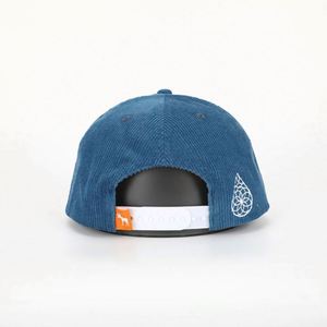 Custom Embroidery Patch Logo Mens High Quality 5 Panel Unstructured Corduroy Rope Snapback Cap <b>Hat</b> - Product Image 5