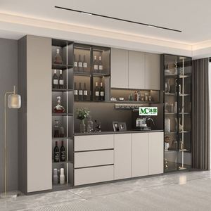 Aparador Moderno de Madera Maciza de Roble para Comedor, Cocina, Sala de Estar, Uso en Exteriores y Hoteles con Amplio Espacio de Almacenamiento - Product Image 4