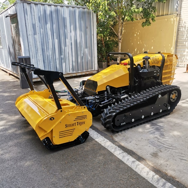 Haohong Smart Tiger Professional Agricultural Orchard Multi-function Remote Control Management Forestry Mulcher